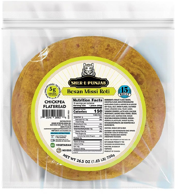 Sher-E-Punjab Besan Missi Roti 750 G