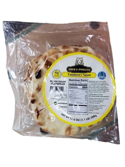 Sher-E-Punjab Tandoori Naan 500 G