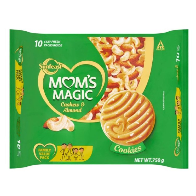 Sunfeast Mom's Magic Cahew Almonds Cookies 750 G