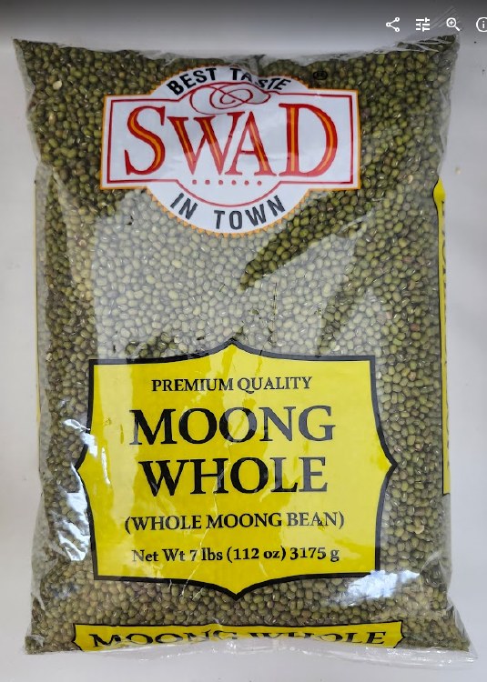 Swad Moong Whole 7Lb