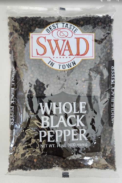 Swad Black Pepper Whole 400 G