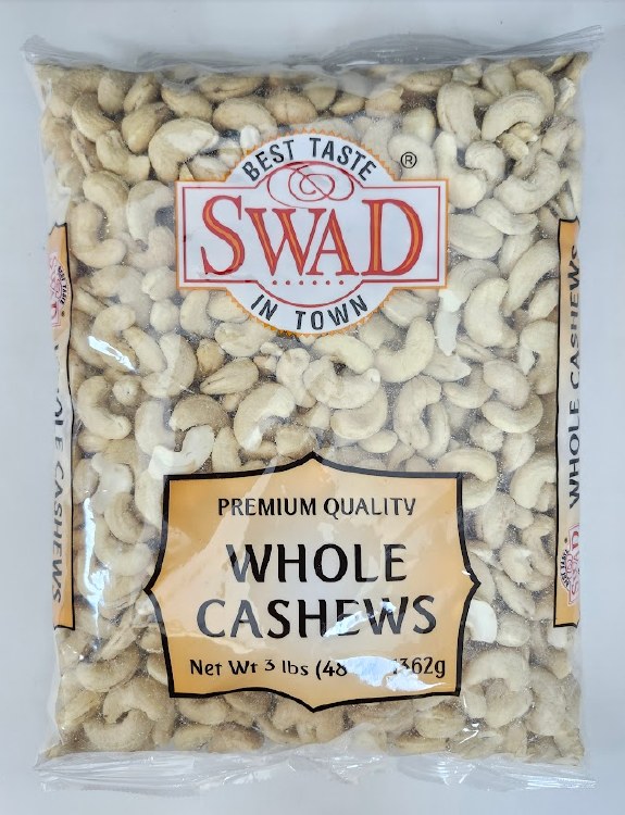 Swad Whole Cashew 3 Lb