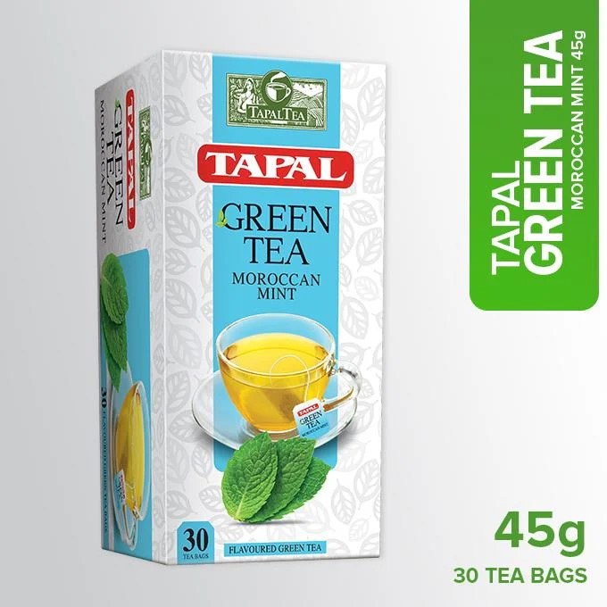 Tapal Green Tea Moroccan Mint 30 Bags 45 G
