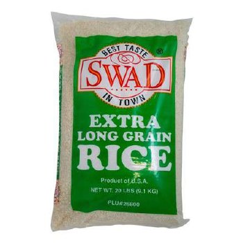 Swad Extra Long Grain Rice 20 Lb