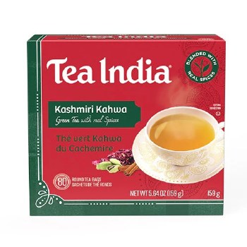 Tea India Kashmiri Qahwa 80 Tea Bags 160 G