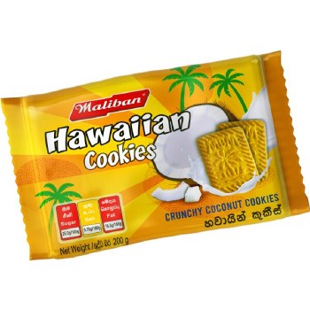 Maliban Hawaiian Cookies 200 Gm