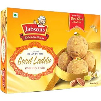 Jabsons Gond Laddu Made with Desi Ghee & Dry Fruits 400 G