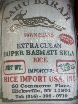 Aahubarah Fawn Brand Extra Clean Super Basmati Sela Rice 40 LBS