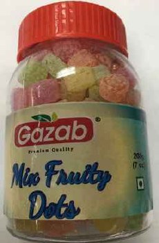 Gazab Candy Mix Fruit Dots 200 G