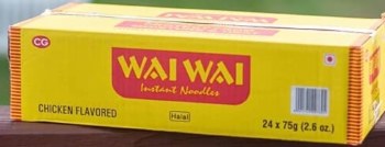 Wai Wai Chicken Noodles 24 X 75 G