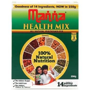 Manna Health Mix Nut & Grain Mix Cereals 200 G