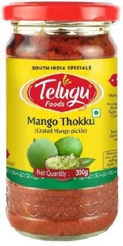 Telugu Mango Thokku Pickle with Garlic 300 G