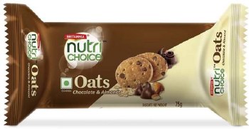 Britannia Nutri Choice Choco&Almond Biscuits 75g