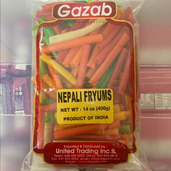 Gazab Fryums Nepali Colour 400 G