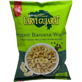 Garvi Gujarat Pepper Banana Wafers 180g