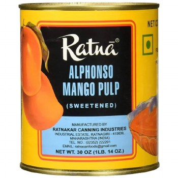 Ratna Alphonso Mango Pulp 800ml