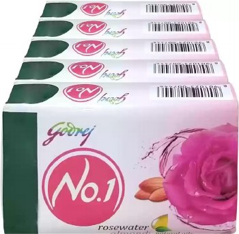 Godrej No.1 Soap 100 G * 4 Pieces (+1Free)