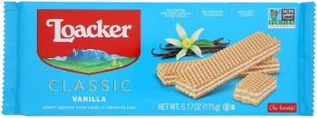 Loacker Classic Vanilla Wafer 175 G