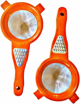 Plastic Tea Strainer 2 in 1