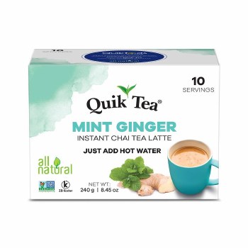 Quik Tea Mint Ginger Instant Chai Tea Latte 240 G