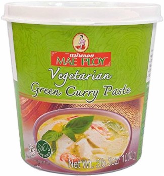 Mae Ploy Vegetarian Green Curry Paste 400 G