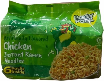 Knorr Artificially Flavoured Chicken Instant Ramen Noodles 6 Pack