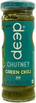 Deep Green Chilli Chutney 220 G