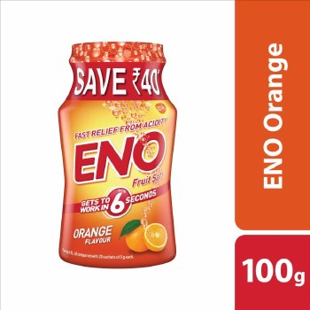 ENO Fruit Salt Orange Flavour 100 G