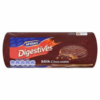 Mc Vities Digestives Wheat Biscuits With Milk Chocolate Flavour 300 G