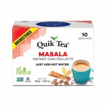 Quik Tea Unsweetened Masala Instant Chai 160 G