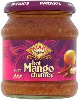 Pataks Hot Mango Chutney 340 G