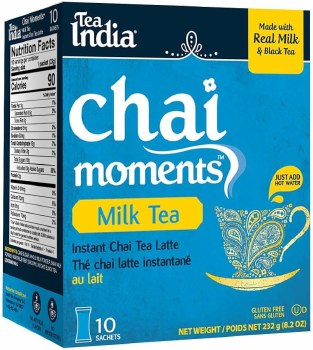 Tea India Chai Moments Instant Milk 10 Sachets 232 G