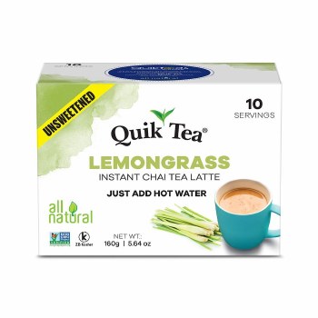 Quik Tea Unsweetened LemonGrass Instant Chai 160 G