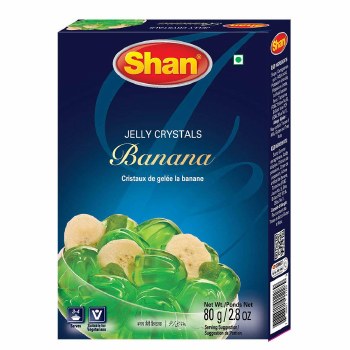 Shan Banana Jelly Crystals 80 G