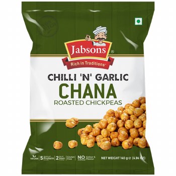 Jabsons Chilli & Garlic Chana 140 g