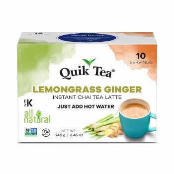 Quik Tea LemonGrass Ginger Instant Chai 240 G