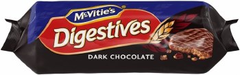 Mc Vities Digestive Wheat Biscuits With Dark Chocolate Flavour 300 G