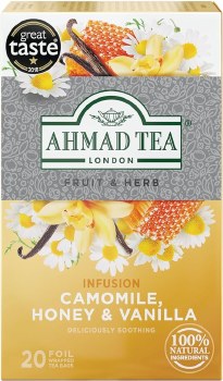 Ahmad Tea London Infusion Camomile, Honey&Vanilla 20 Tea Bags