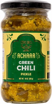 Deep Achaar Green Chilli Pickle 10 Oz