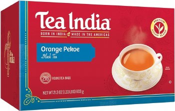 Tea India Black Tea 216 Round Tea Bags