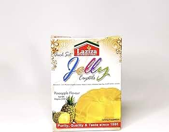 Laziza Pineapple Flavour Jelly Crystals 85 G