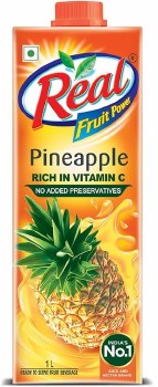 Dabur Real Pineapple Juice 1 LTR