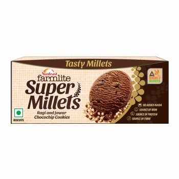 Sunfeast Super Millets ChocoChip Cookies 75 G