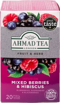 Ahmad Tea London Infusion Mixed Berries & Hibiscus 20 Tea Bags