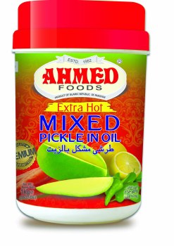 Ahmed Extra Hot Mixed Pickle In Oil 1 KG