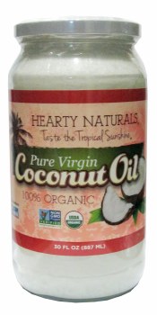 Hearty Naturals Pure Virgin Coconut Oil 30 FL OZ