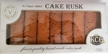 KCB No Sugar Cake Rusk 10 Oz