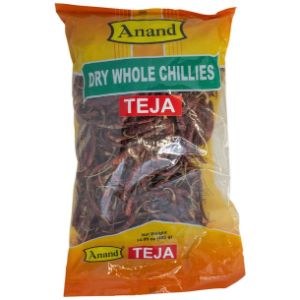 Anand Dry Whole Chillies Teja 400 G