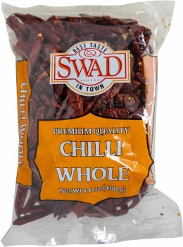 Swad Red Chilli Whole 14Oz