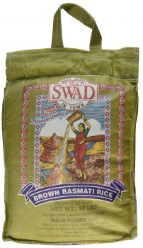 Swad Brown Basmati Rice 10 Lb